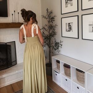 PinkBlush Gorgeous Green Maxi Dress